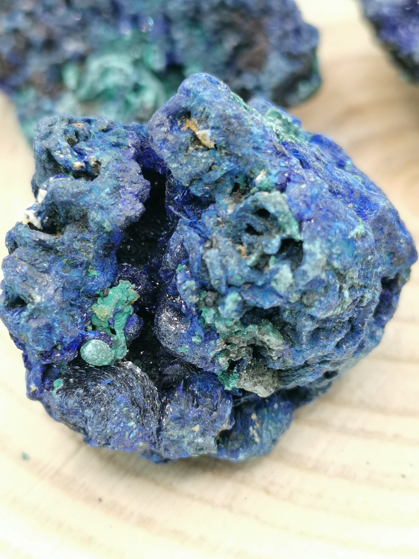 Azurit med Malakit
