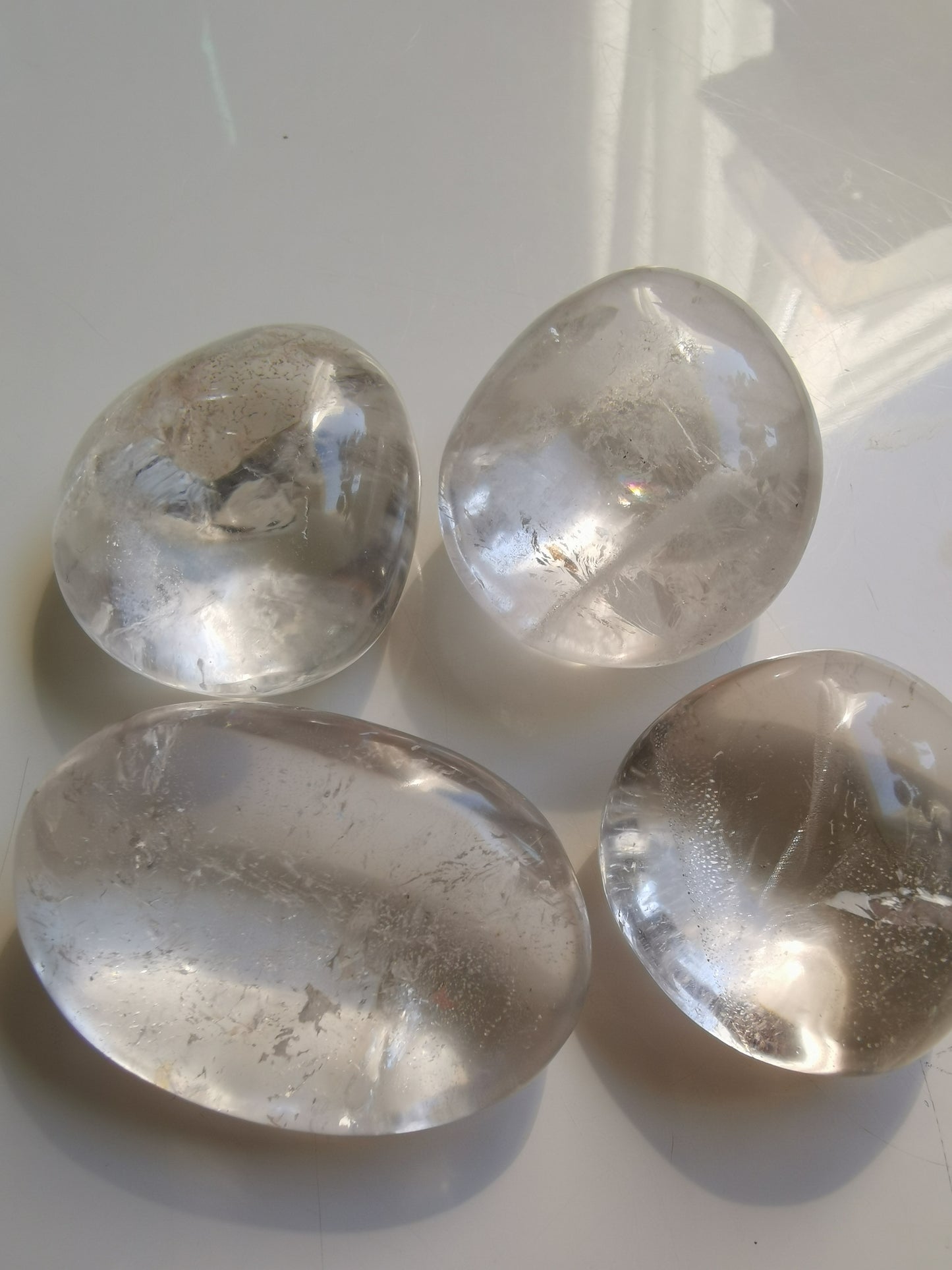 Små handstenar Bergkristall