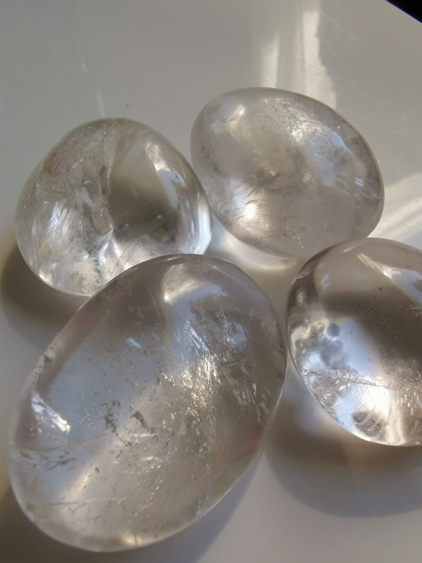 Små handstenar Bergkristall