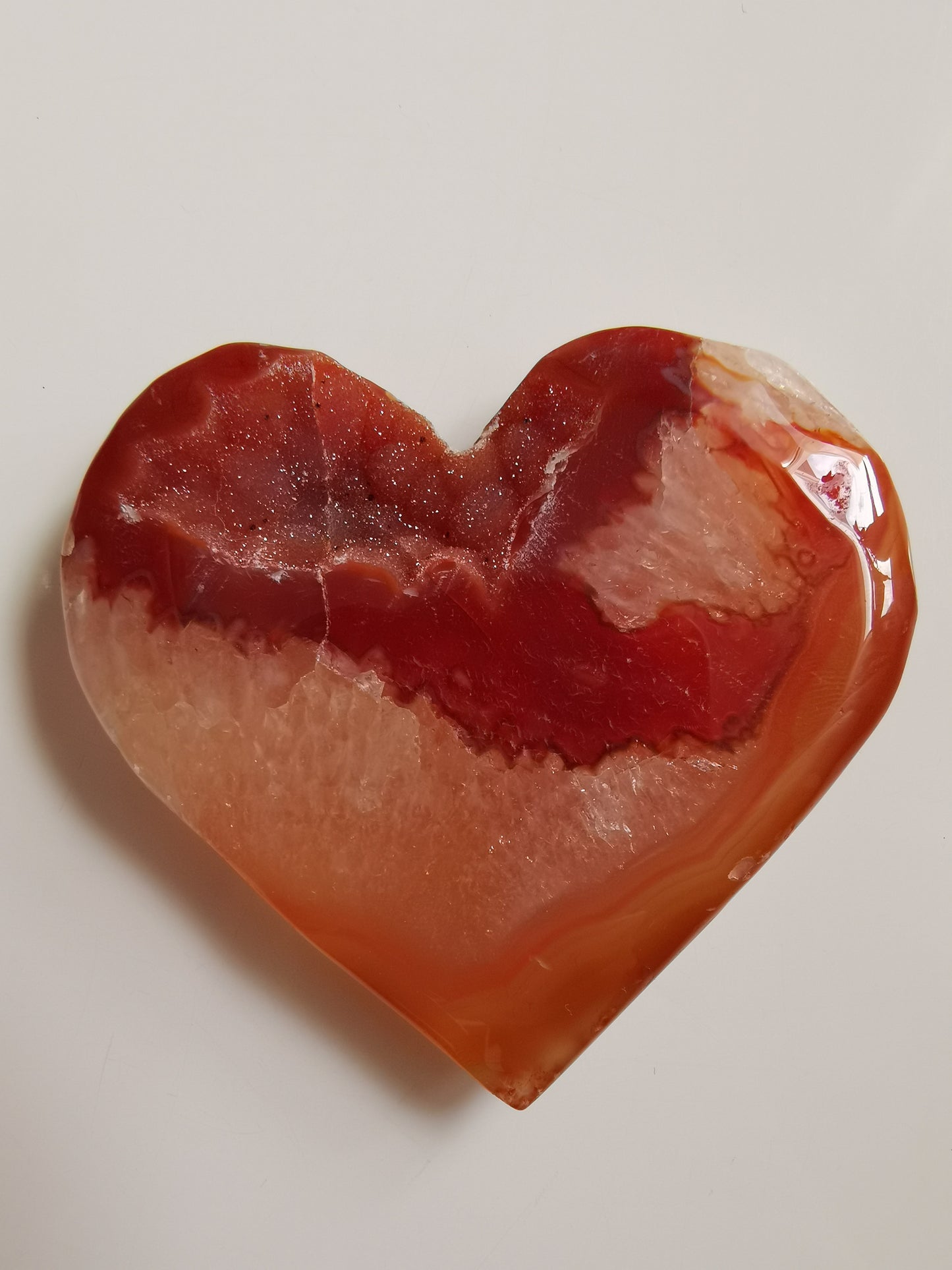 #7Karneol Hjärta