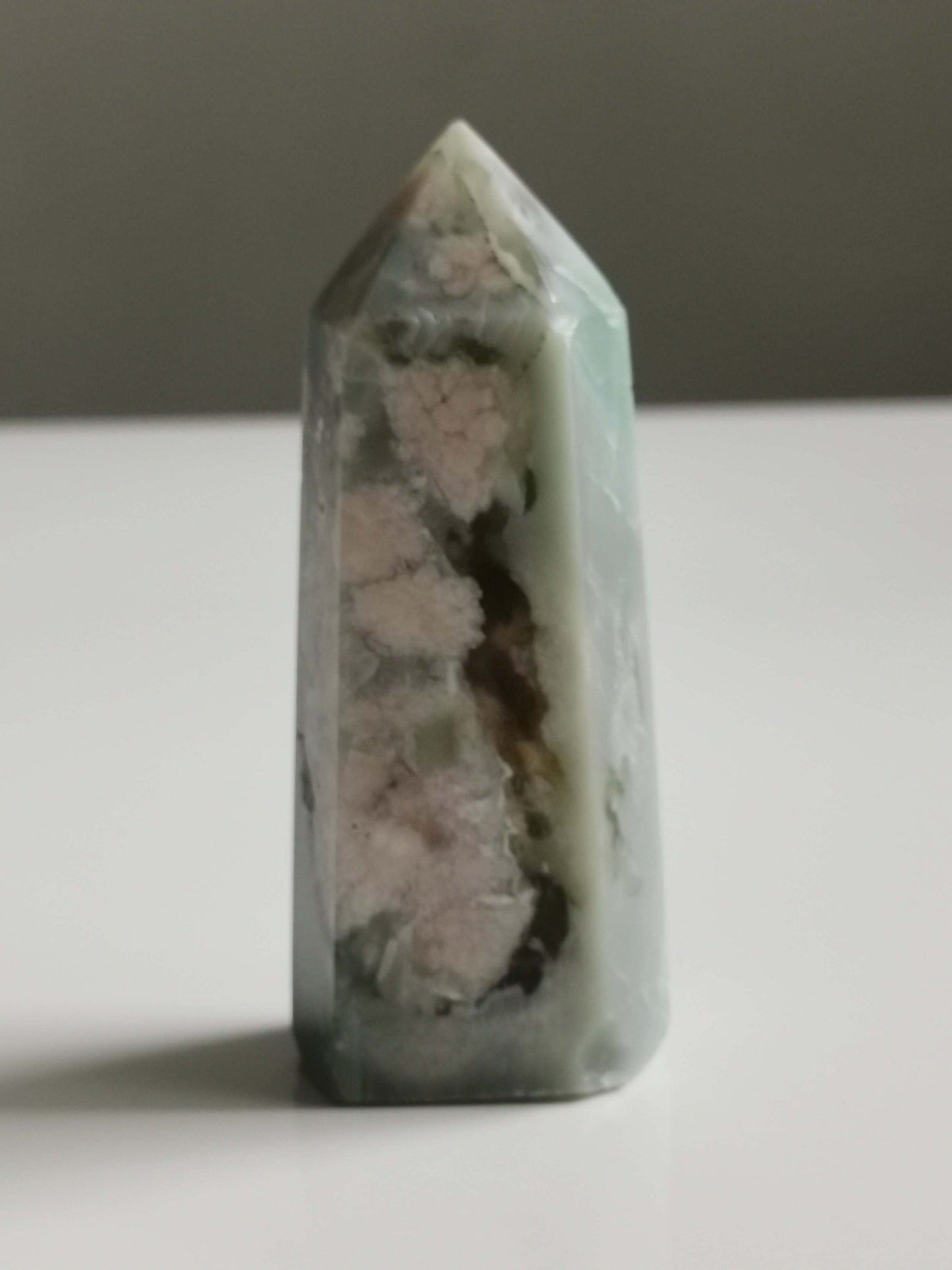 #3Grön Blomsteragat