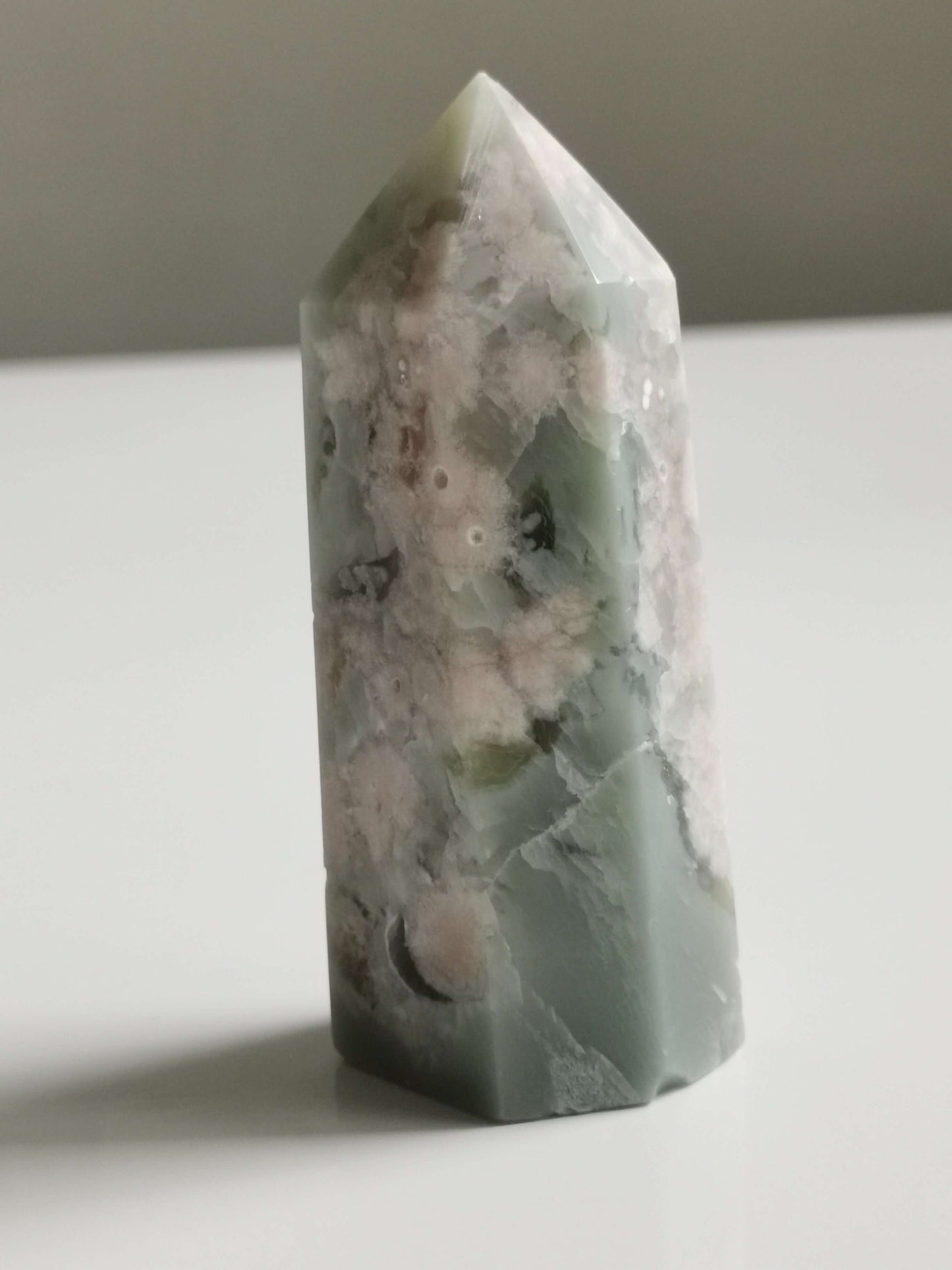 #3Grön Blomsteragat