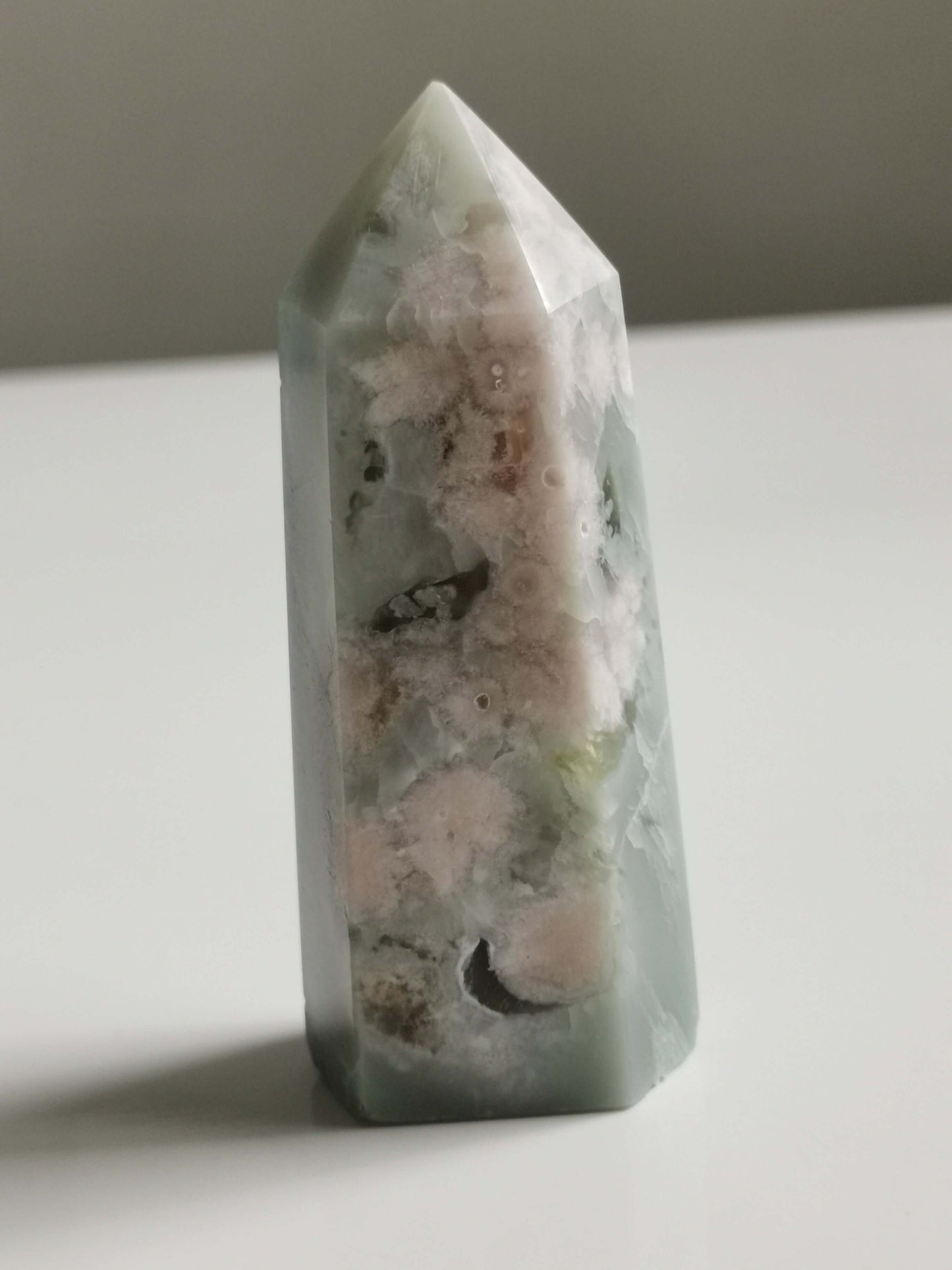 #3Grön Blomsteragat