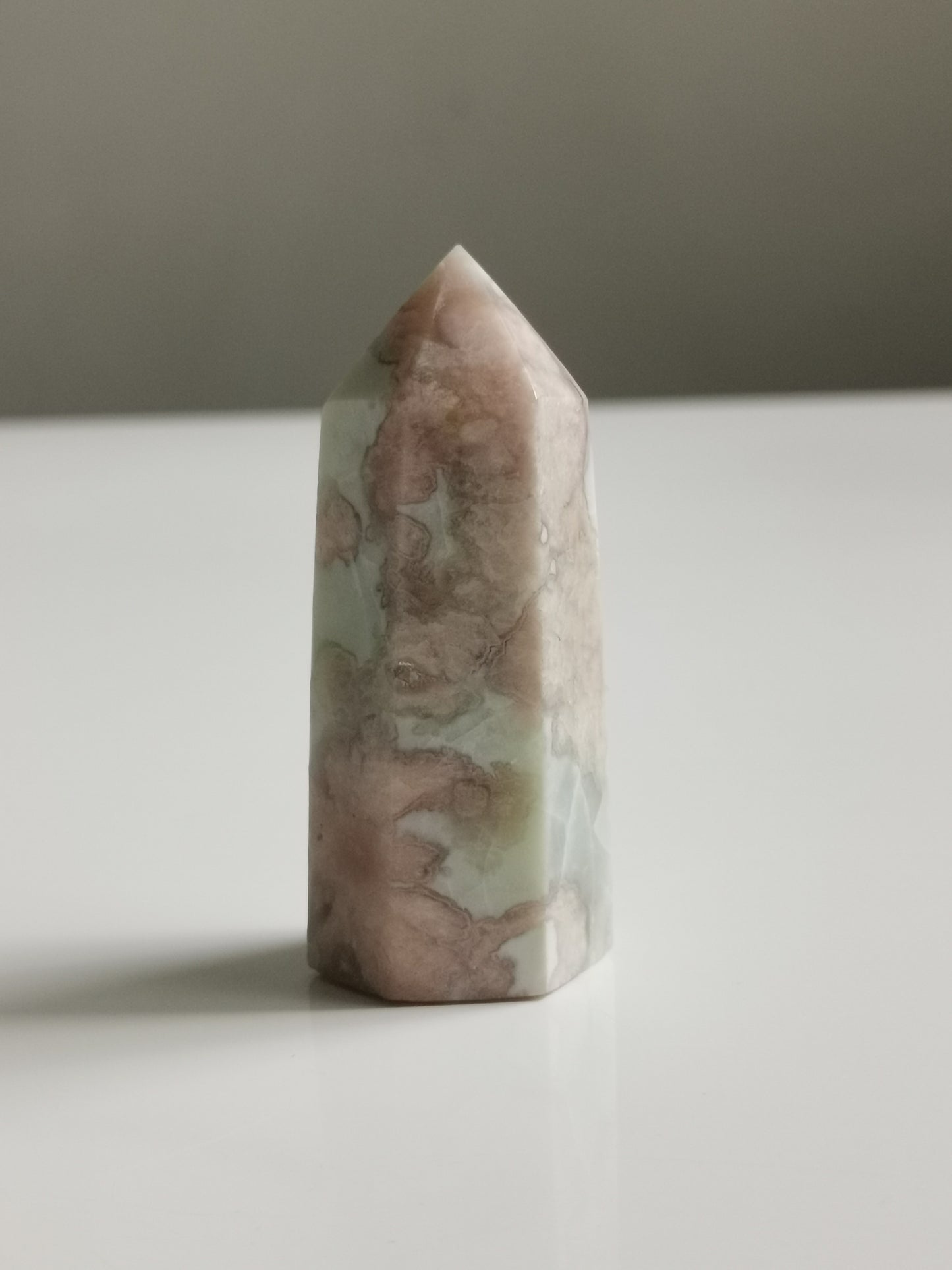 #6Grön Blomsteragat