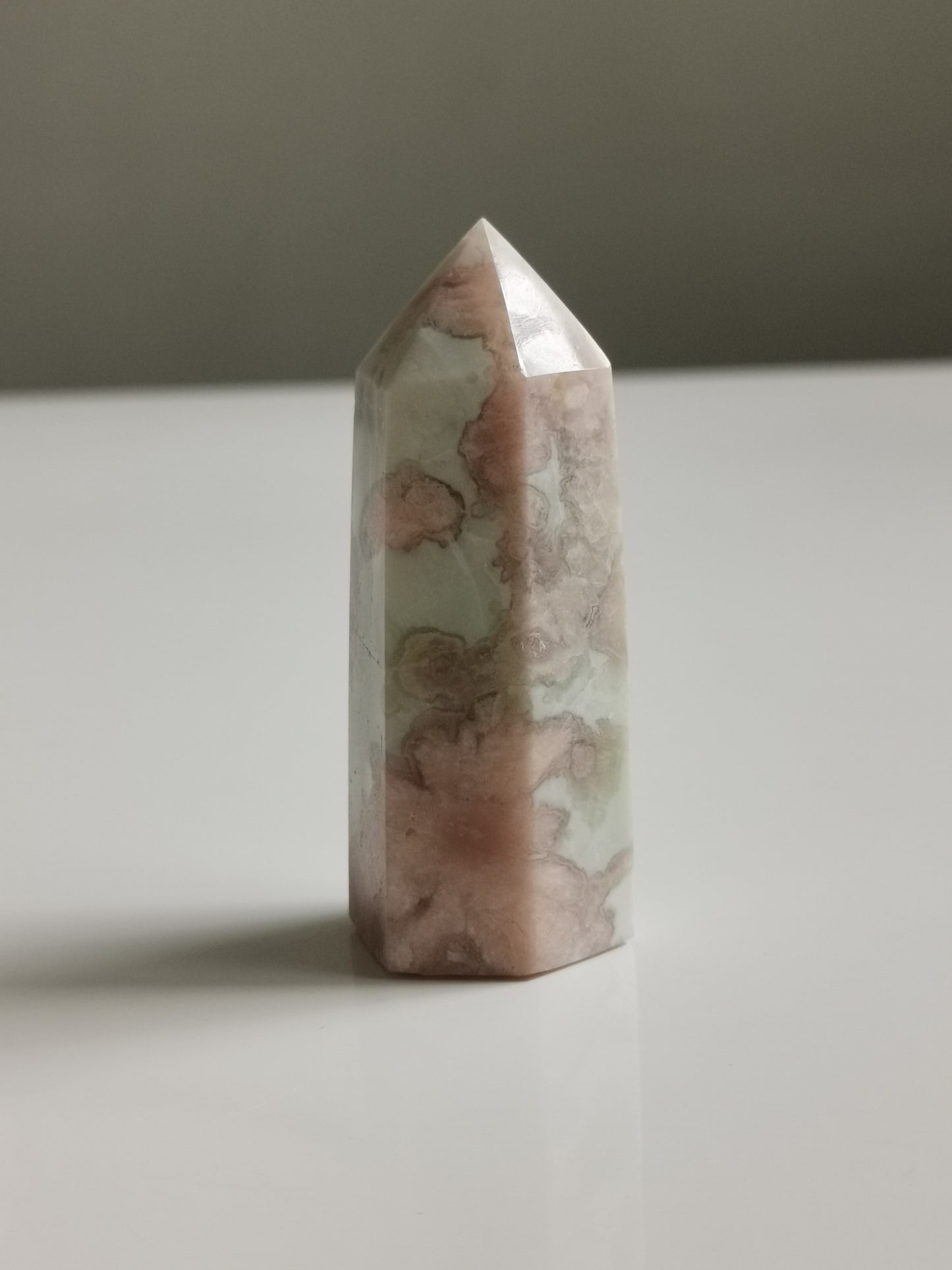 #6Grön Blomsteragat