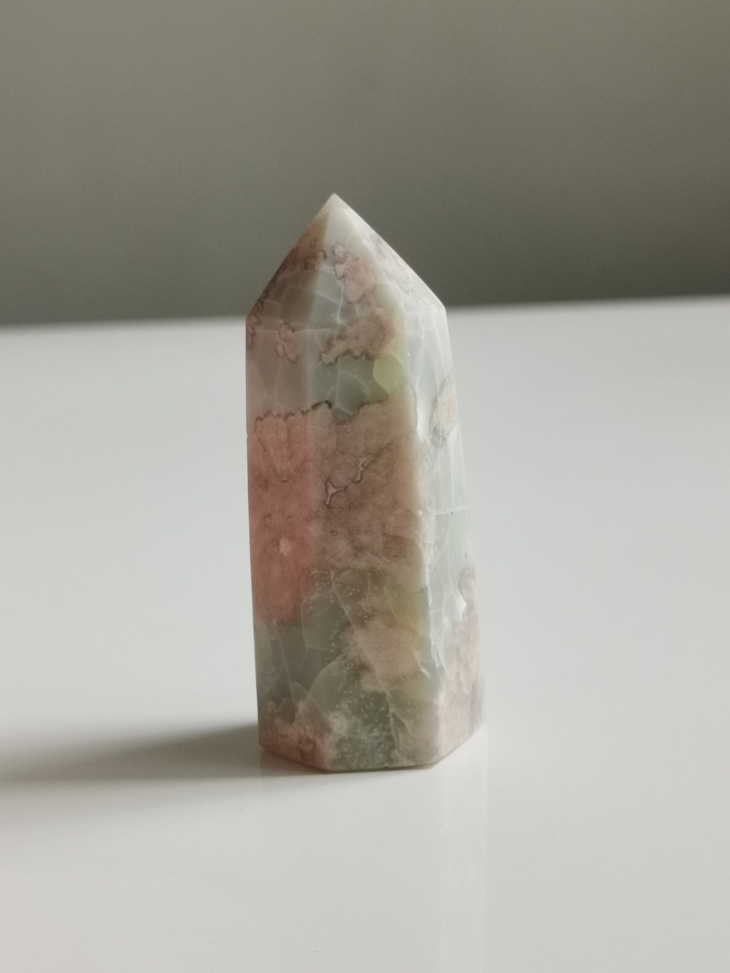 #6Grön Blomsteragat