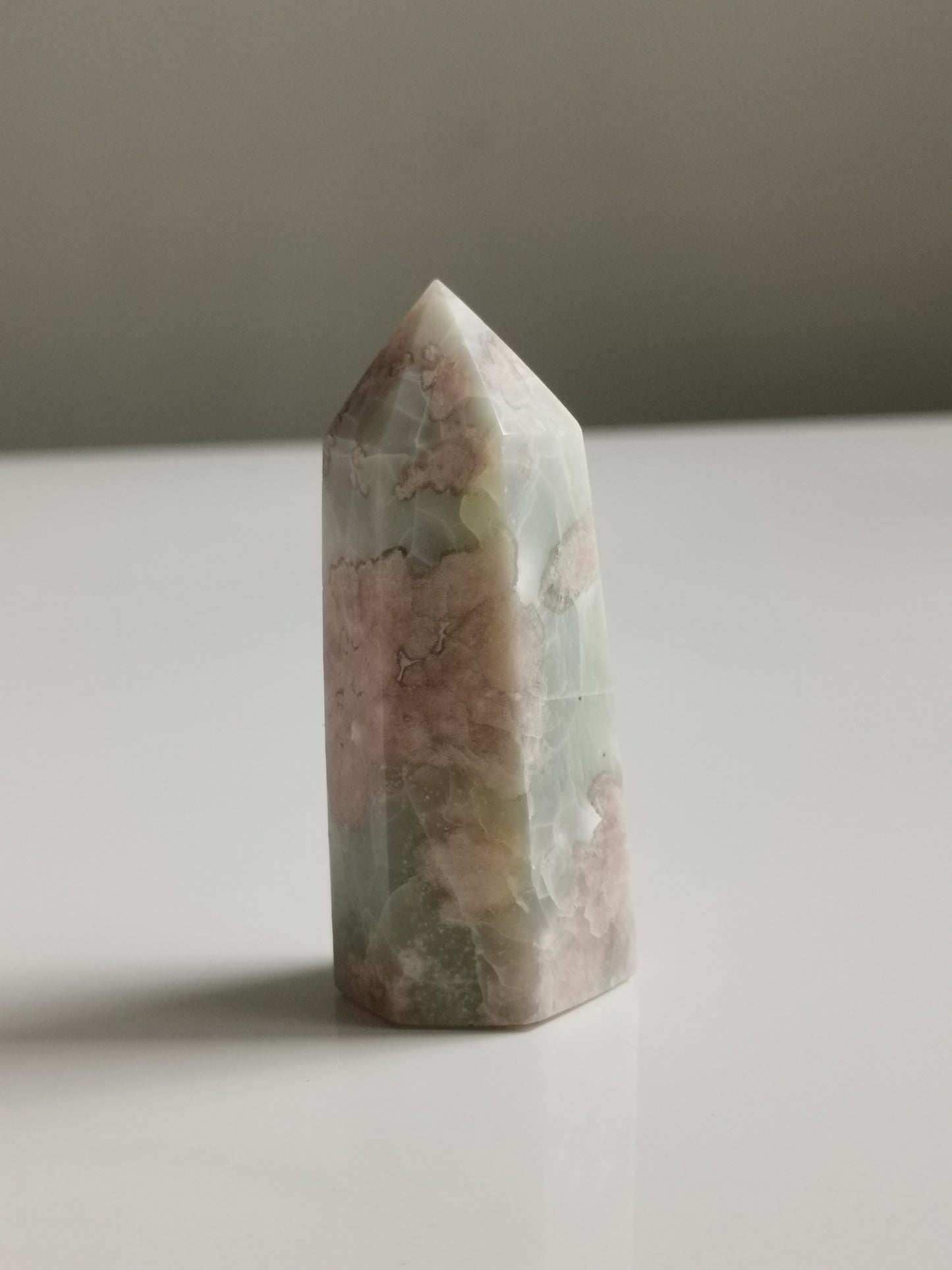 #6Grön Blomsteragat