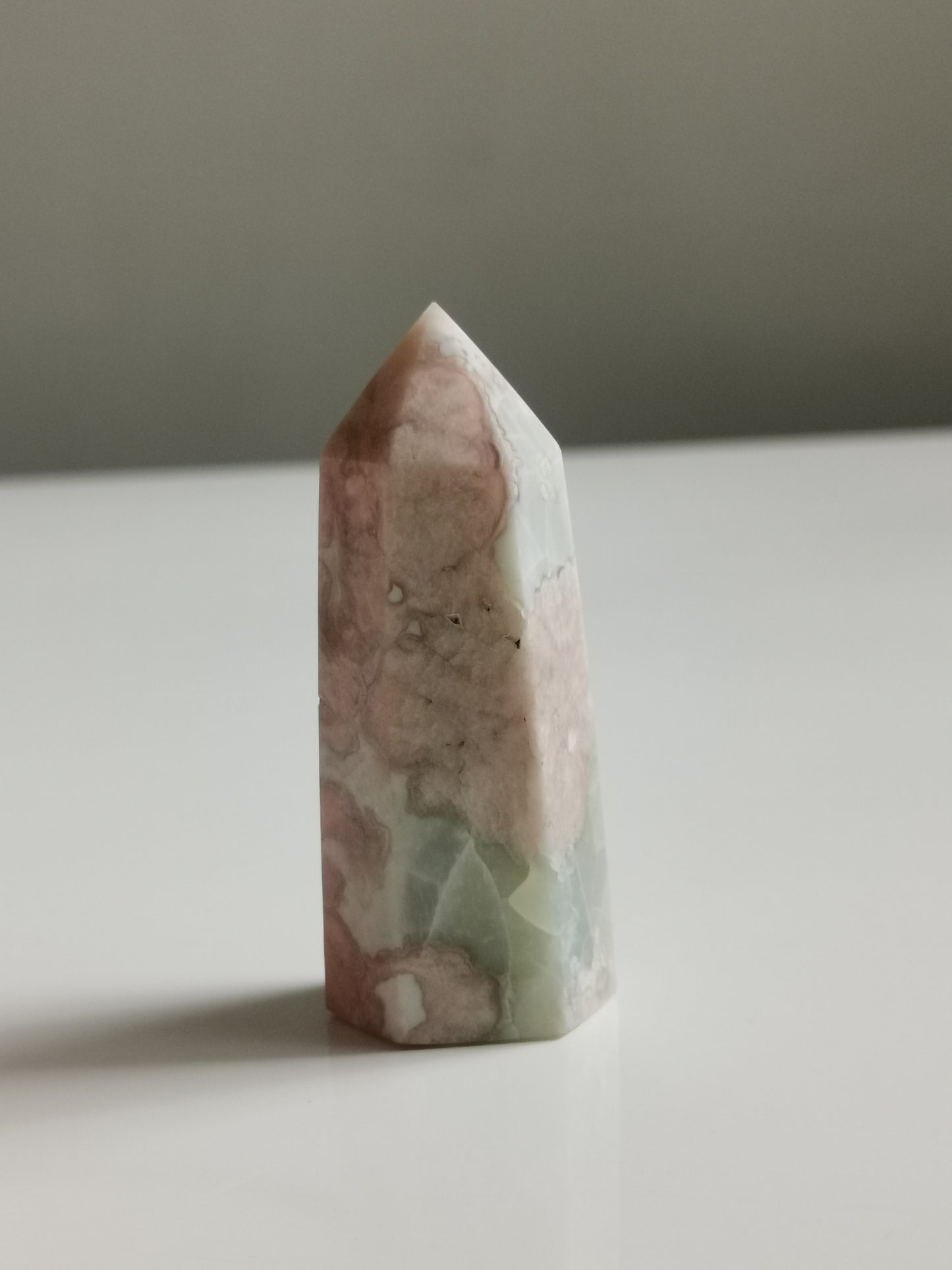 #6Grön Blomsteragat