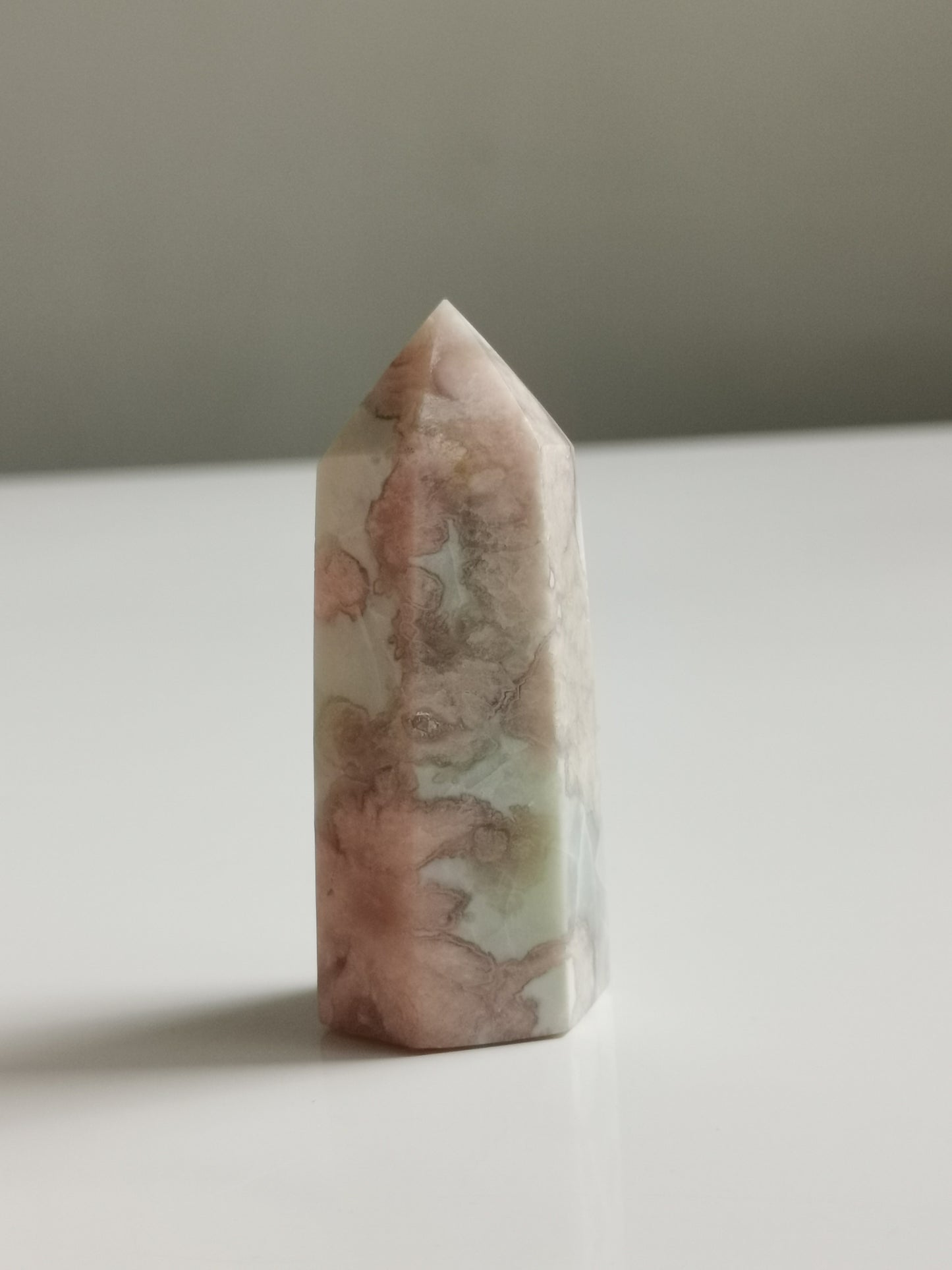 #6Grön Blomsteragat