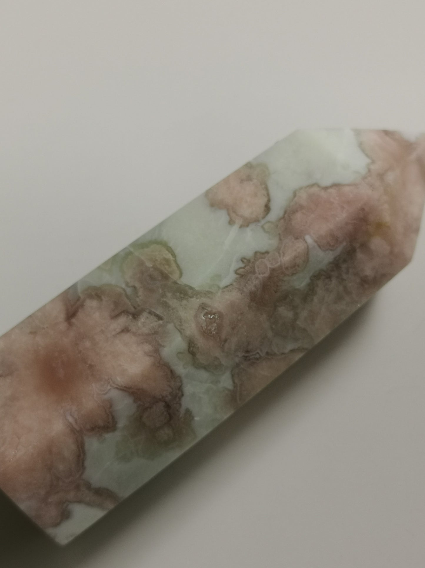 #6Grön Blomsteragat