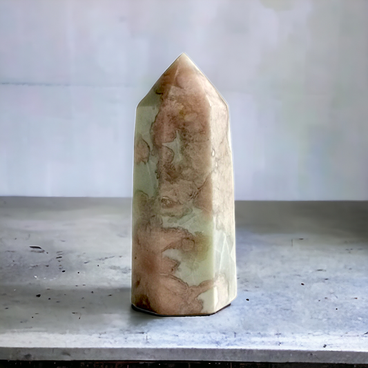 #6Grön Blomsteragat