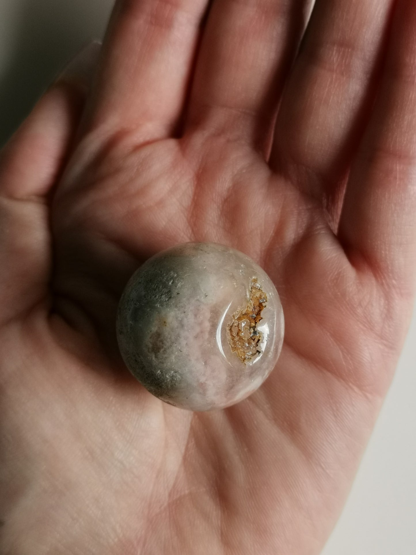 Rosa ametist med blomsteragat