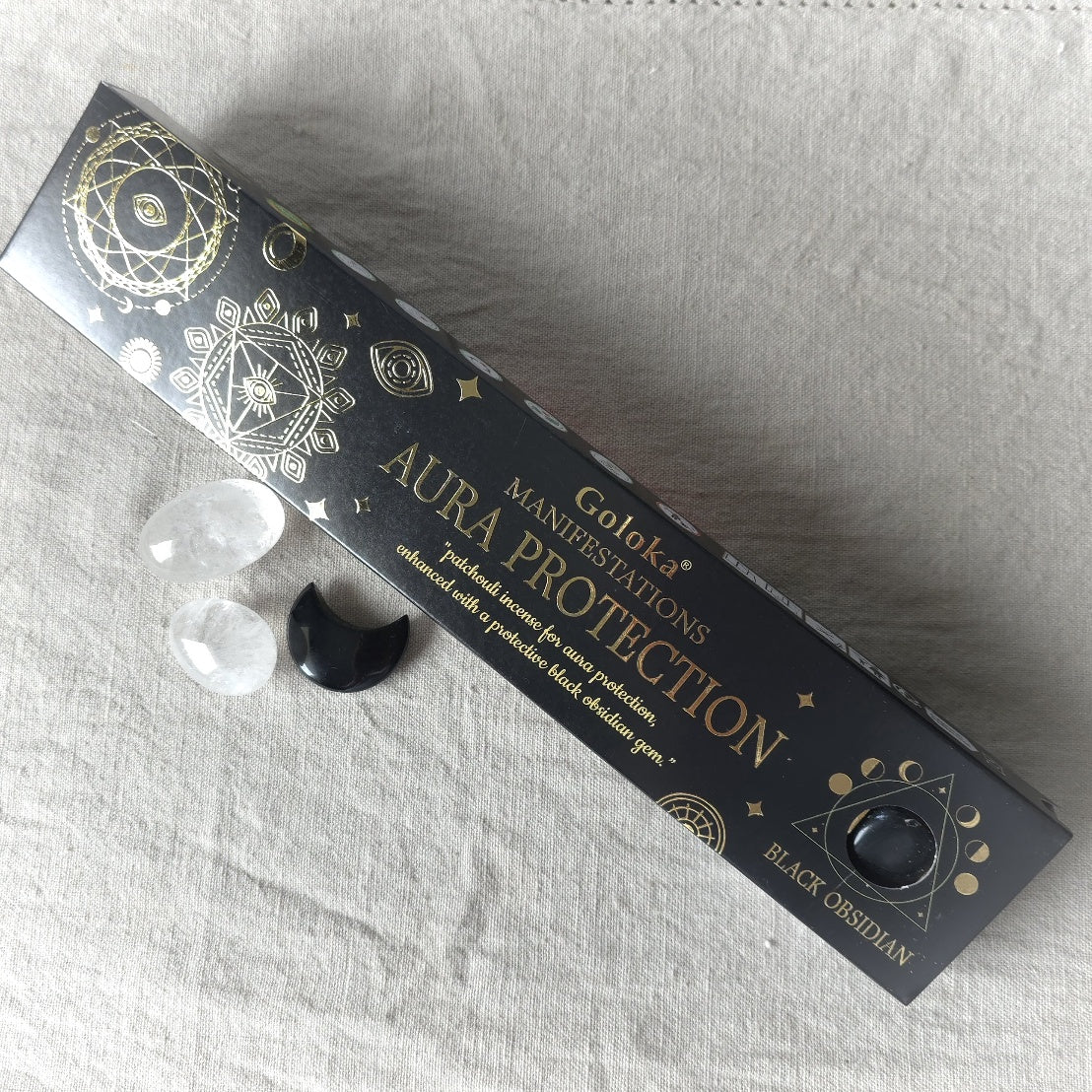Aura Protection – rökelse med svart obsidian