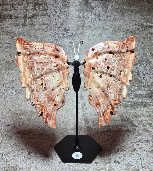 Rosa Crazy lace fjäril#6