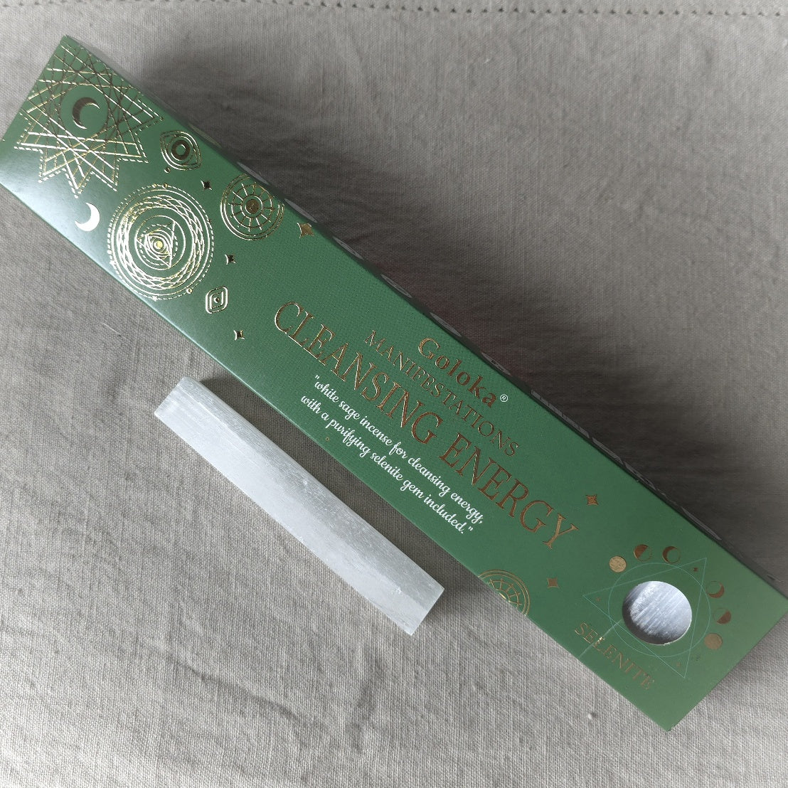 Cleansing Energy – rökelse med selenit