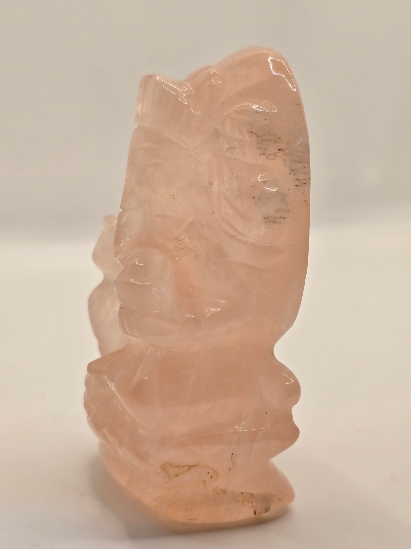 Ganesha i Rosenkvarts – Kärlekens Beskyddare & Nya Vägar