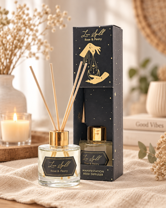PureWorks Love Spell Doftpinnar – Ros & Pion 50 ml