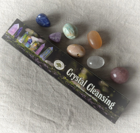 Crystal Cleansing – handrullade naturliga rökelsestickor