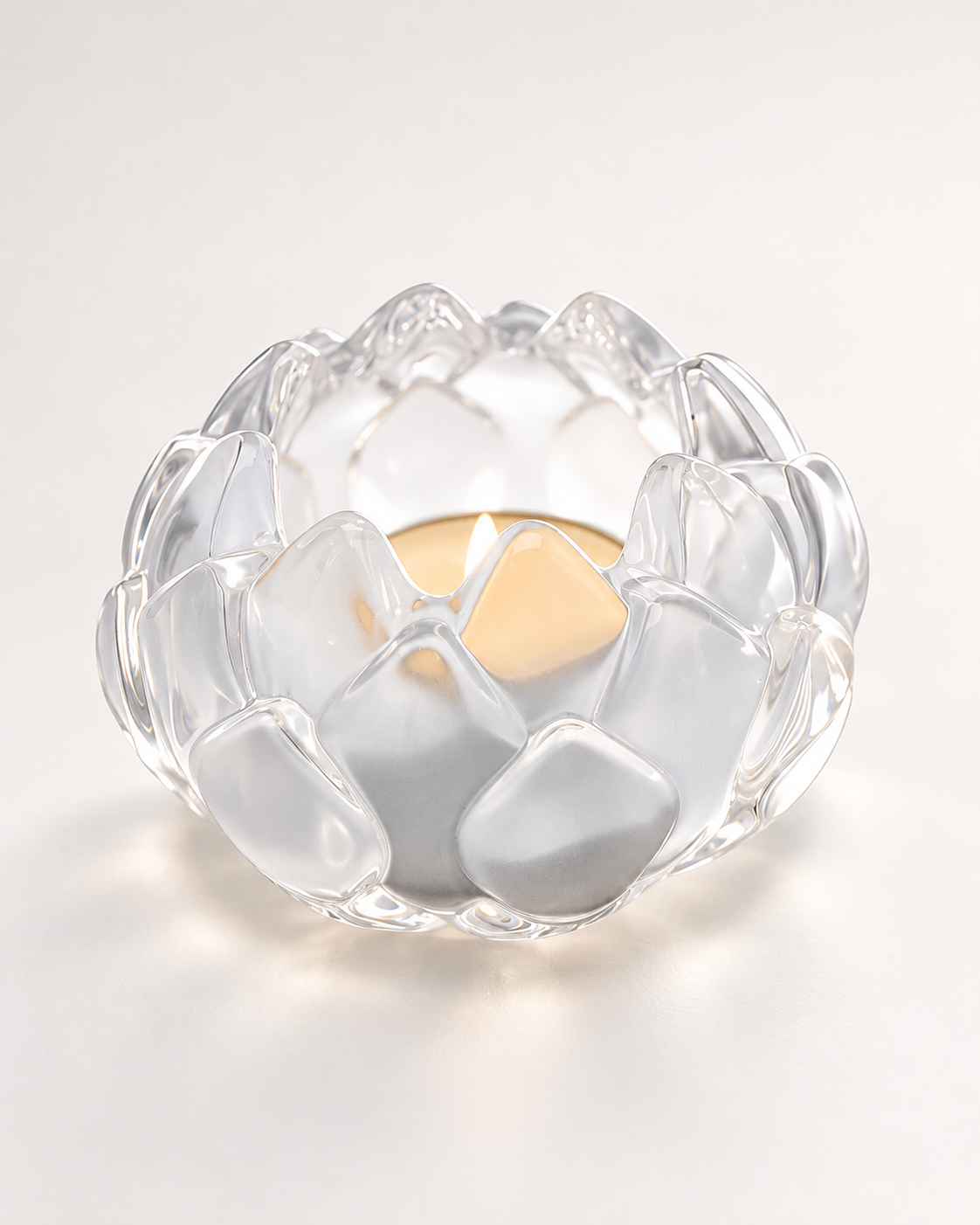 Lotus Ljuslykta i Glas – Värmeljushållare 8 x 5,5 cm