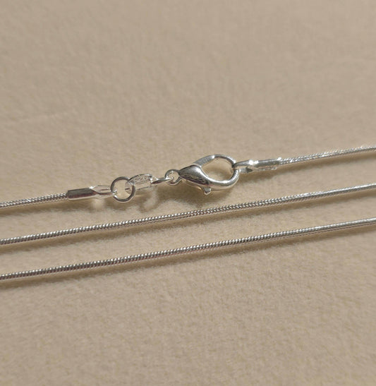 925 Sterling Silver Snake Chain – Halskedja