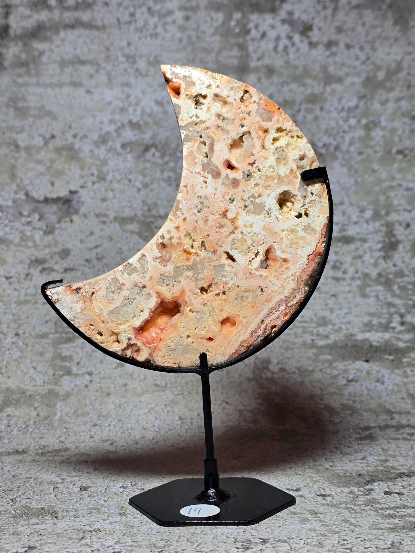 Rosa Crazy lace agat#14