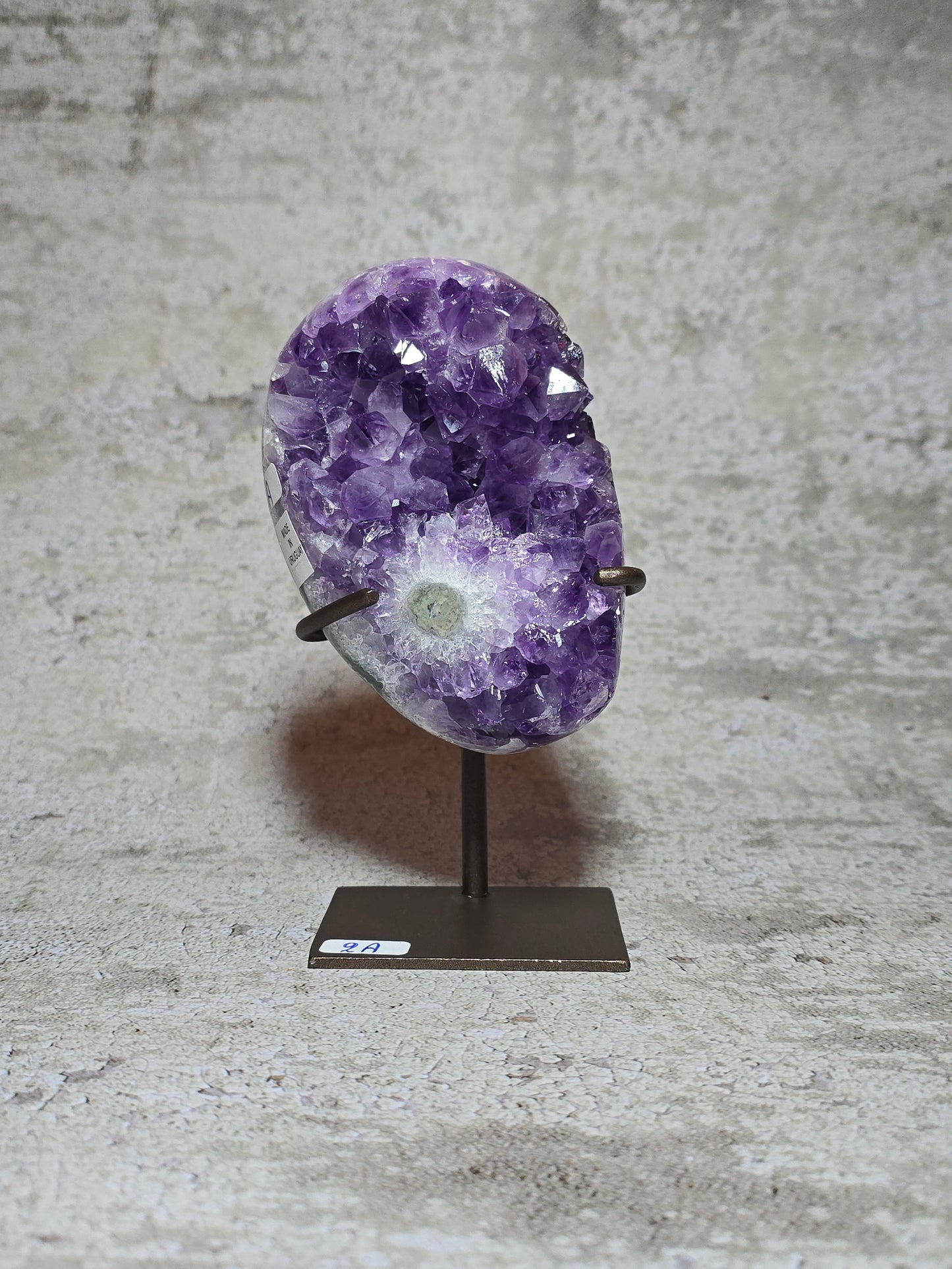 Ametist, kluster på stativ 2A