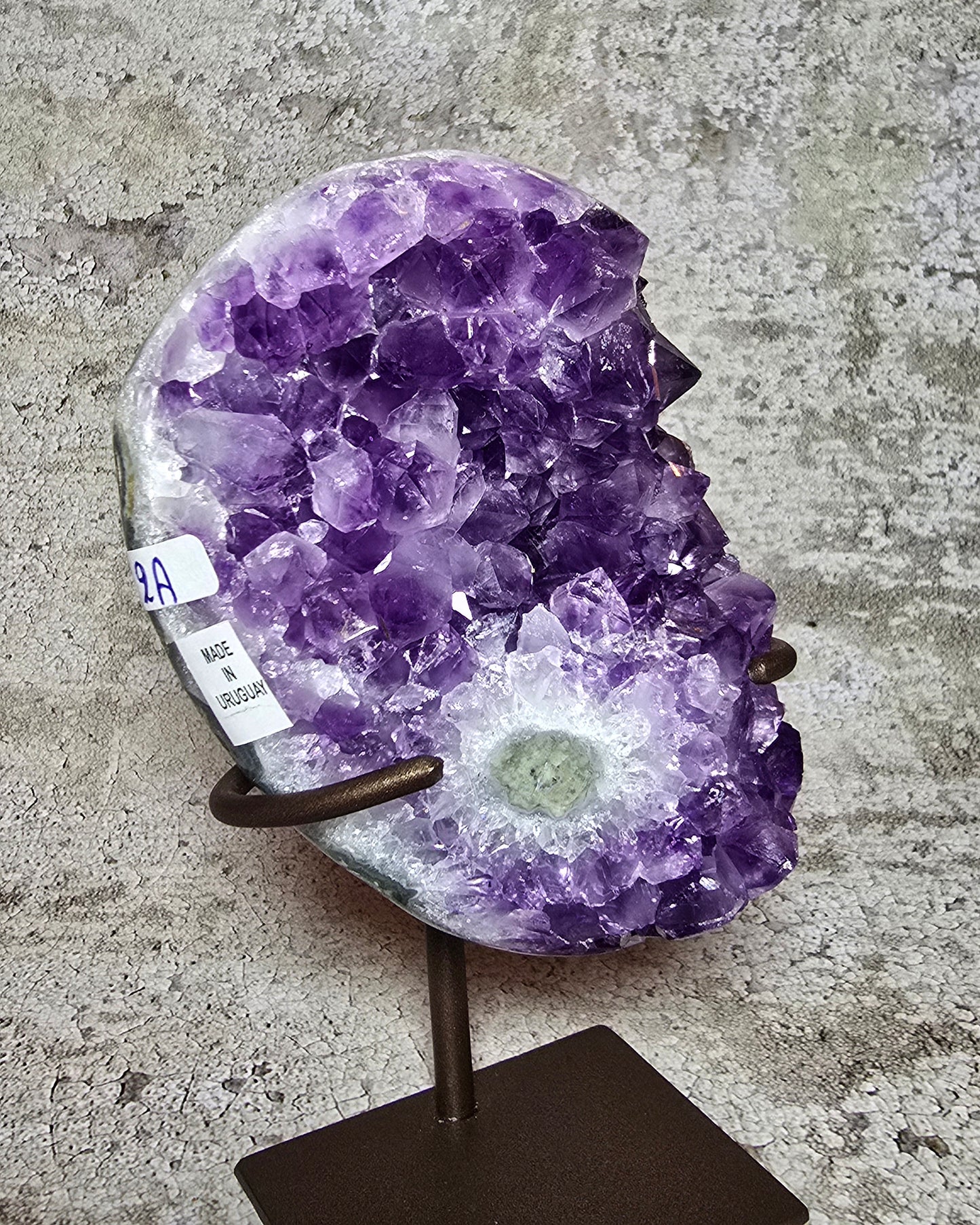 Ametist, kluster på stativ 2A