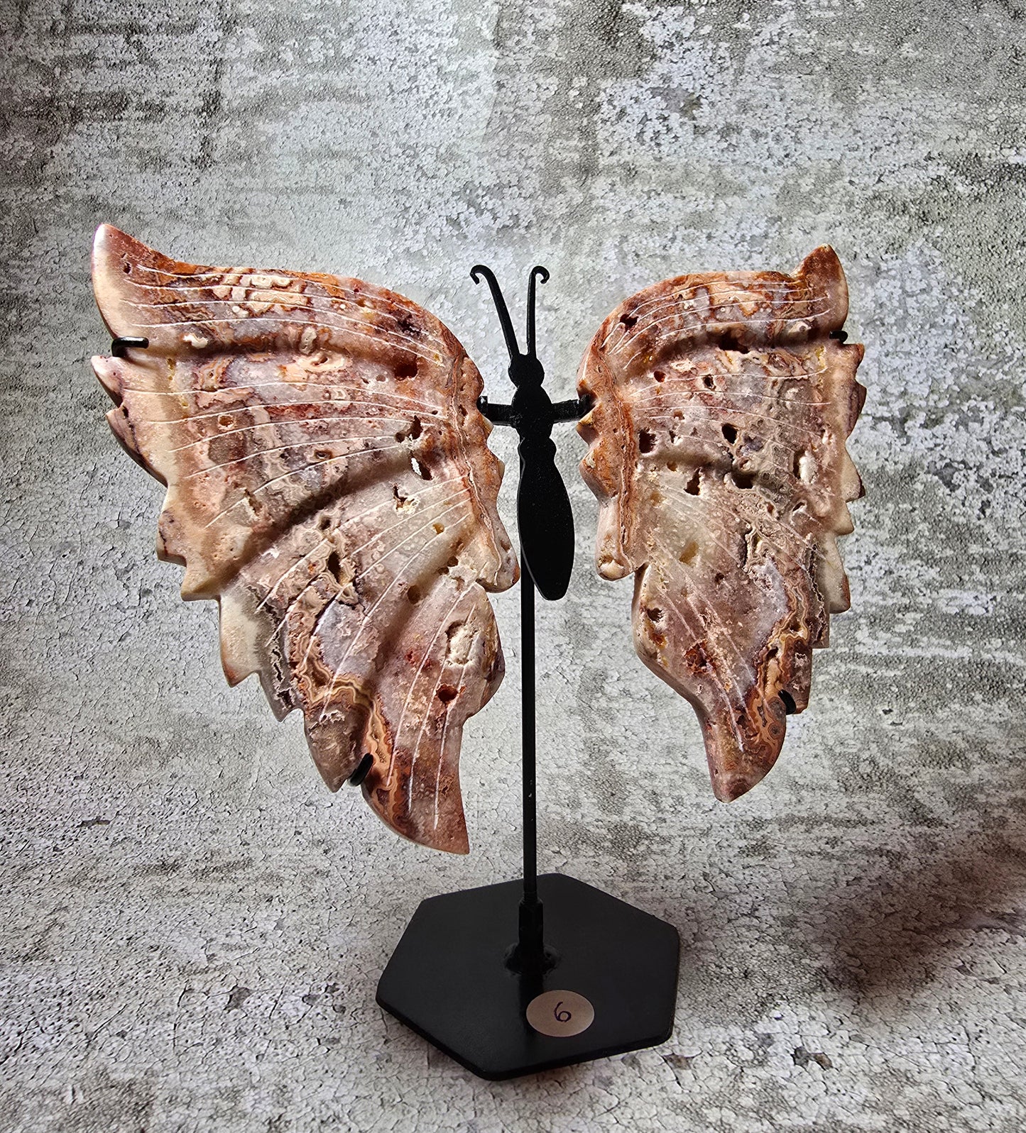 Rosa Crazy lace fjäril#6