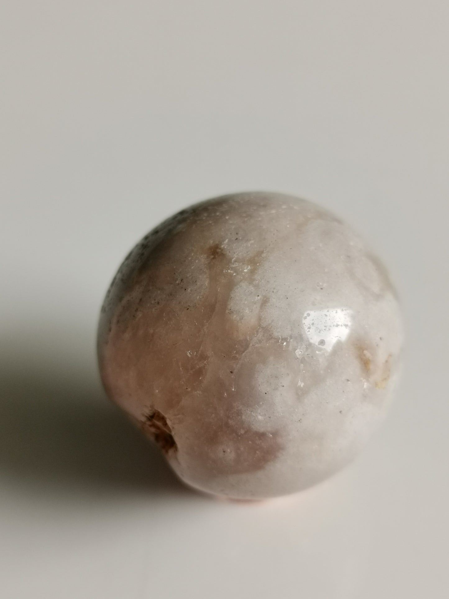 Rosa ametist med blomsteragat