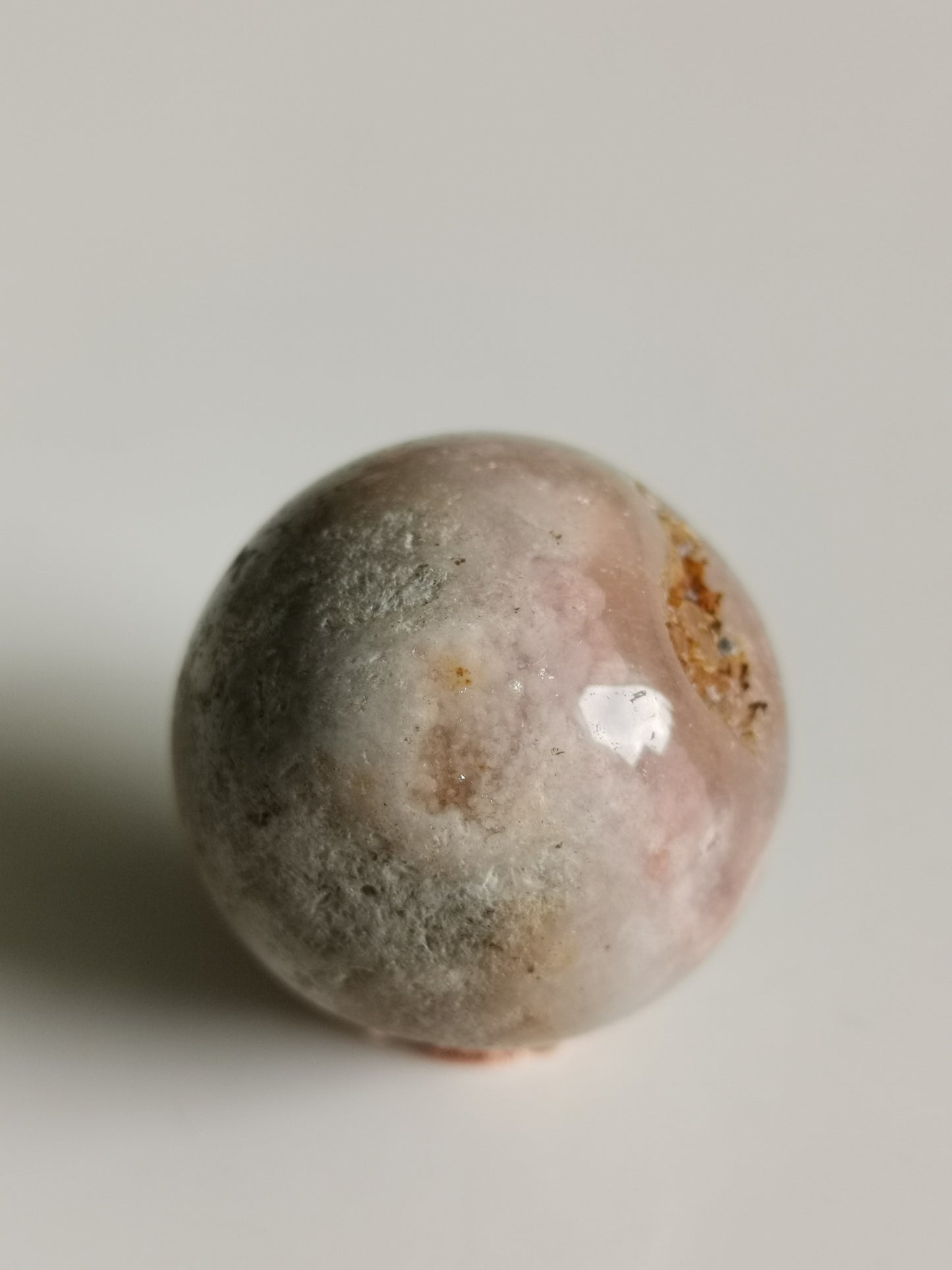 Rosa ametist med blomsteragat