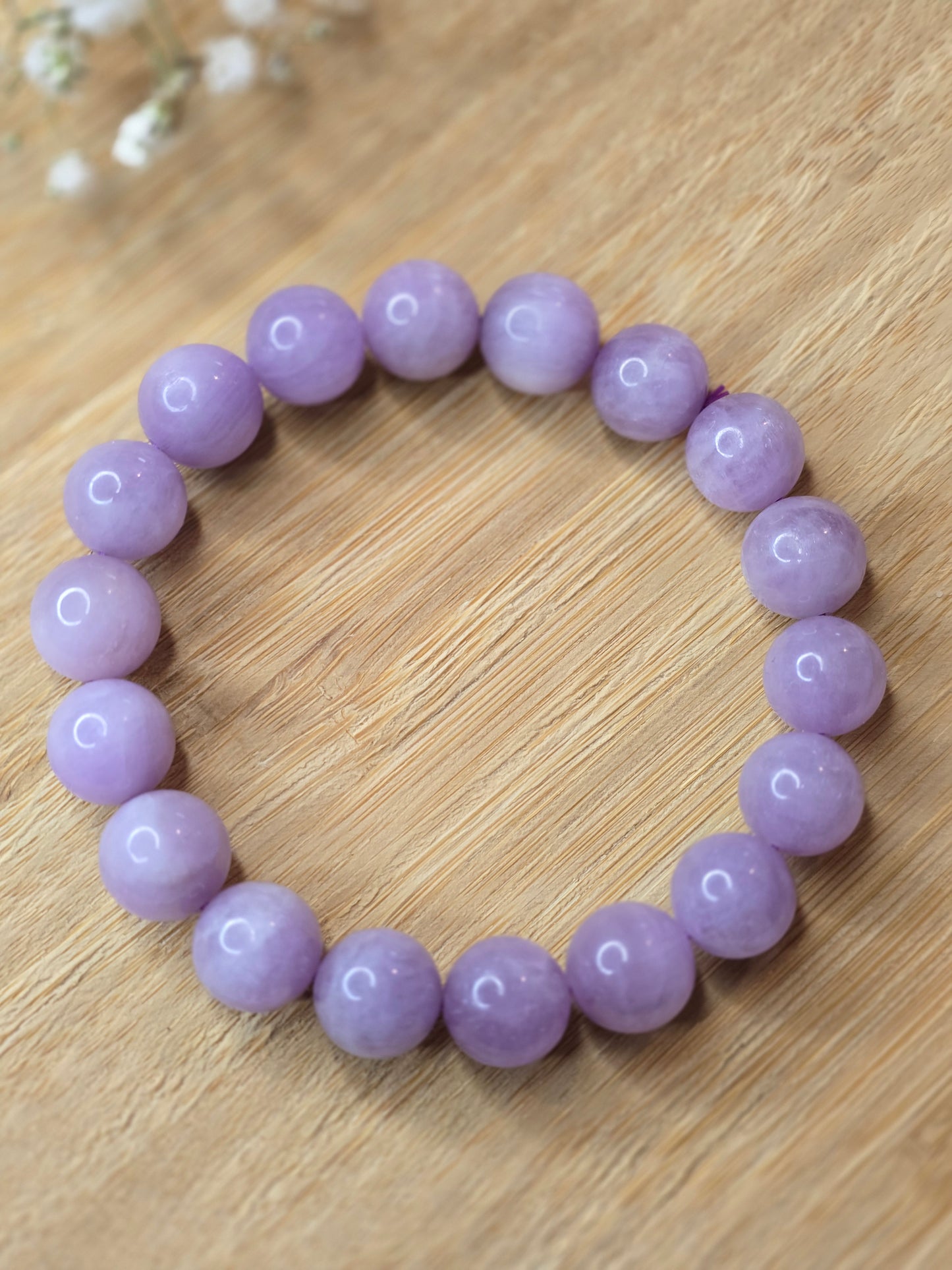 Kunzit – Hjärtats Ljusström 11 mm (AAA+)