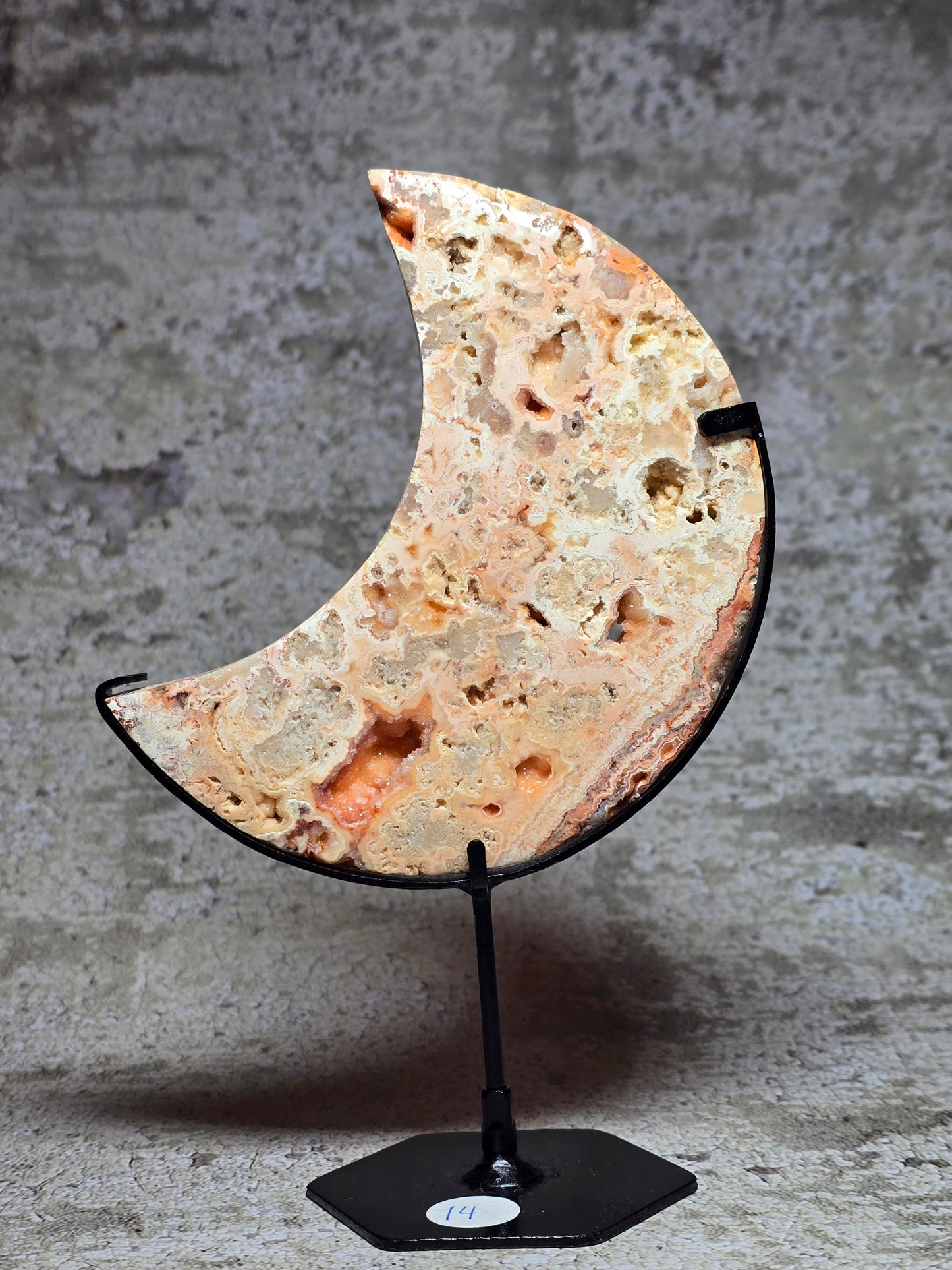 Rosa Crazy lace agat#14