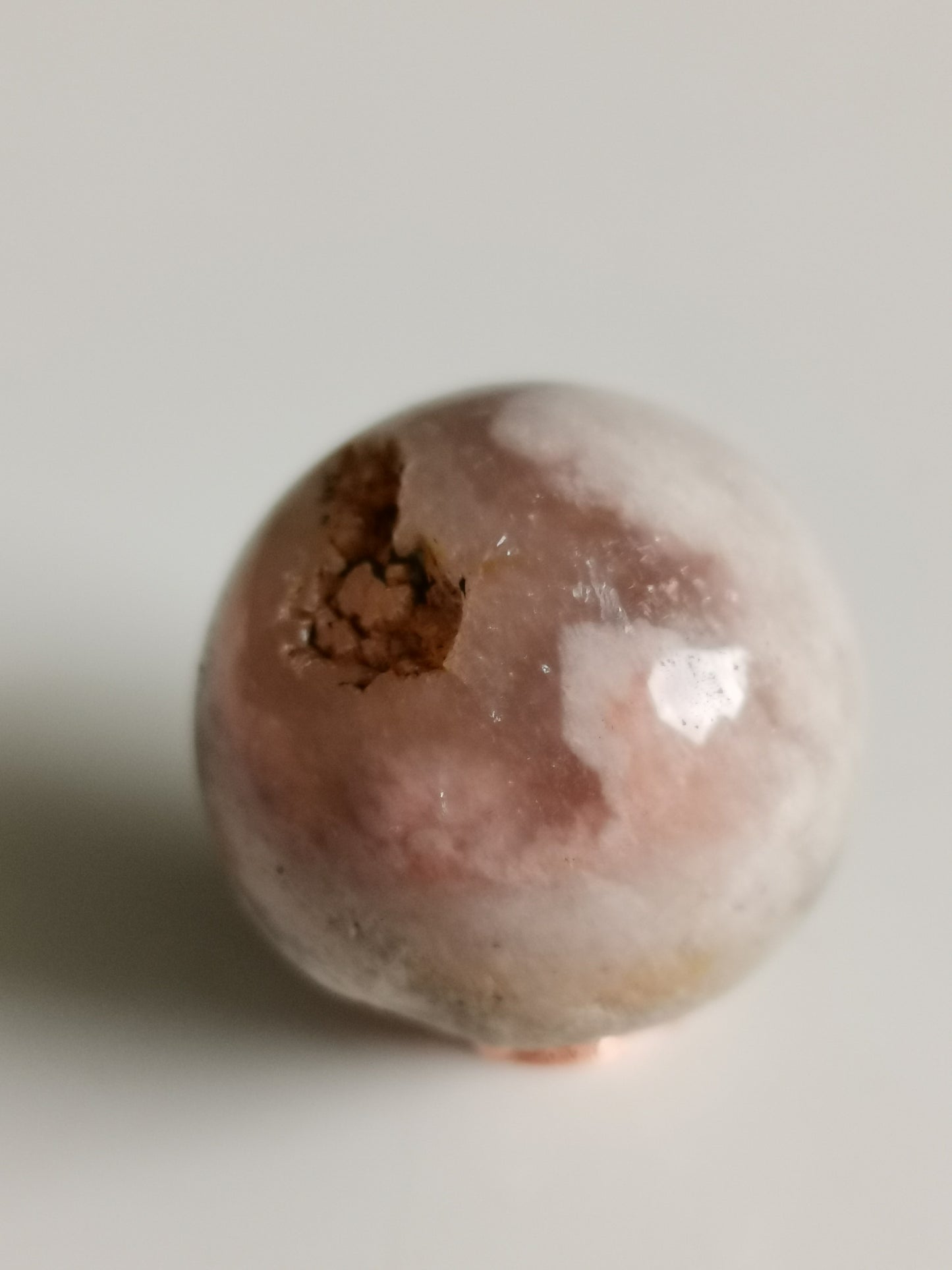 Rosa ametist med blomsteragat