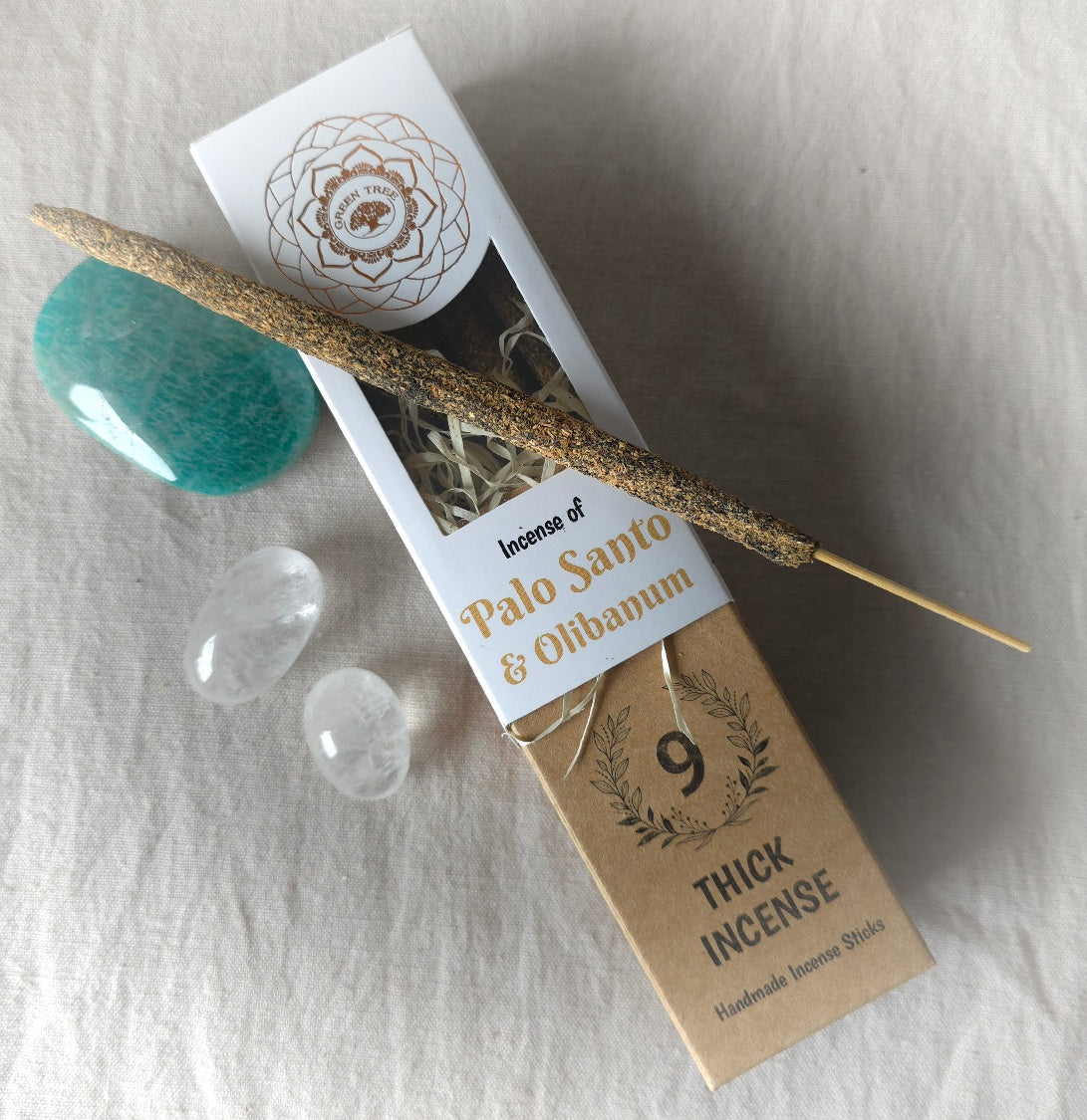 Palo Santo & Olibanum – tjocka botaniska rökelsepinnar